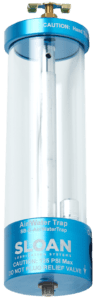 air and water trap for divider block systems