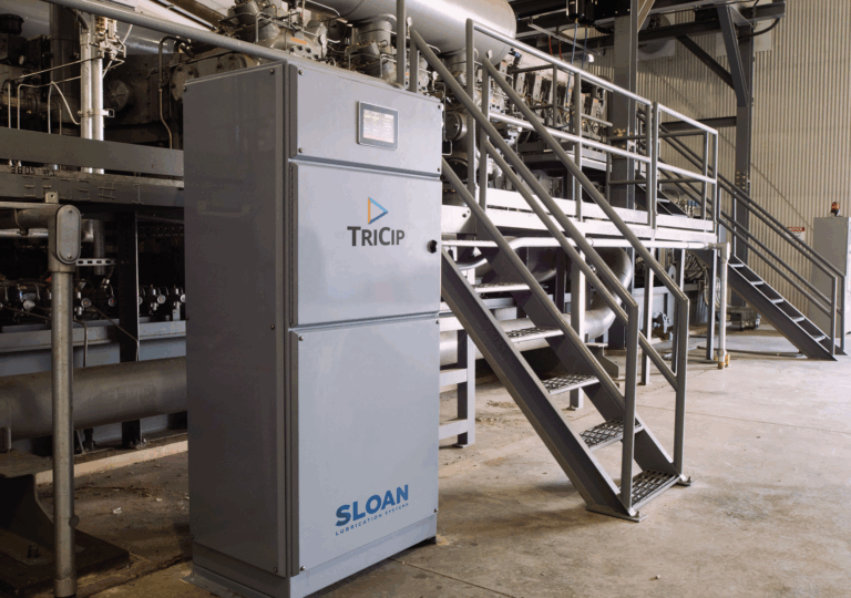 The TriCip Lubrication System Installed On A Separable Compressor