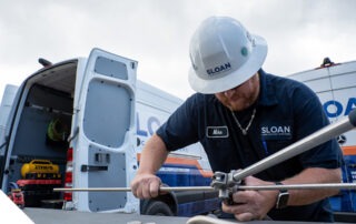 What sets our installations apart Man Working